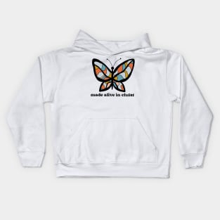 Made Alive in Christ abstract butterfly design Kids Hoodie